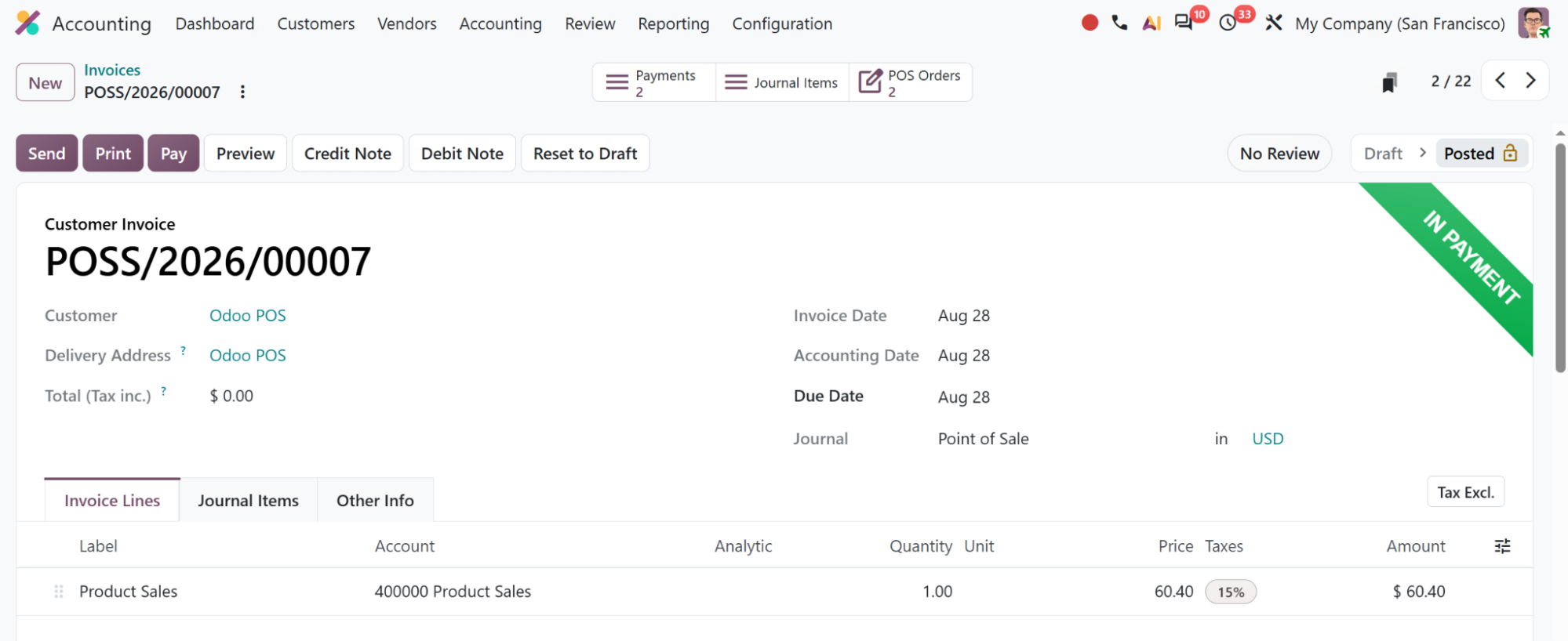 Odoo Documents workspace folders for finance, HR, projects, payroll and sales orders