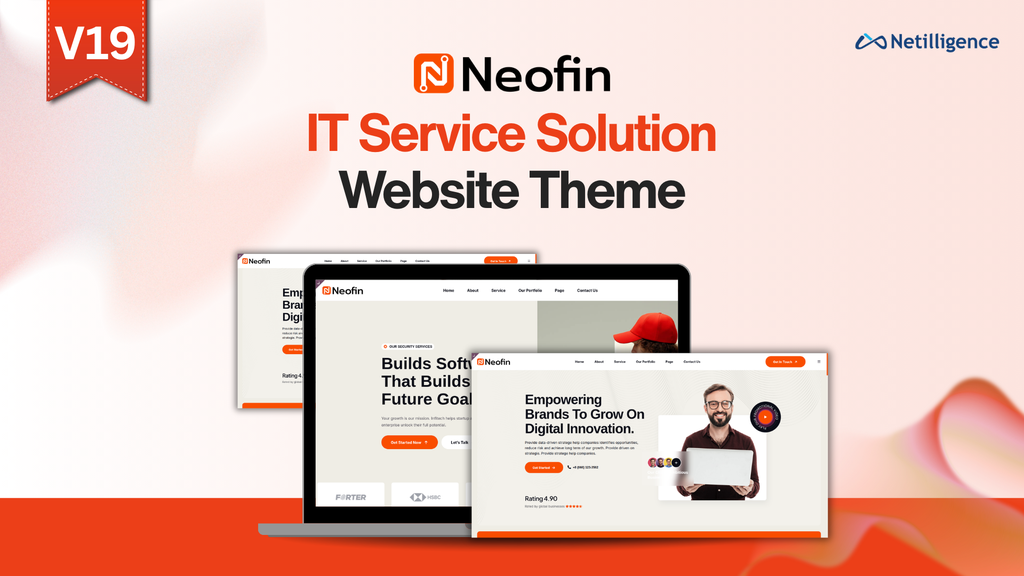 IT Service Solution Website Theme