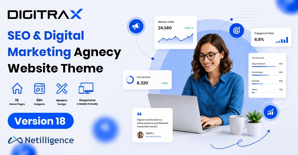 SEO & Digital Marketing Agnecy website Theme