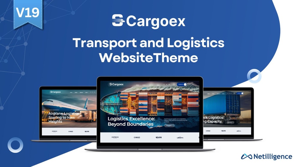 Transport and Logistics WebsiteTheme