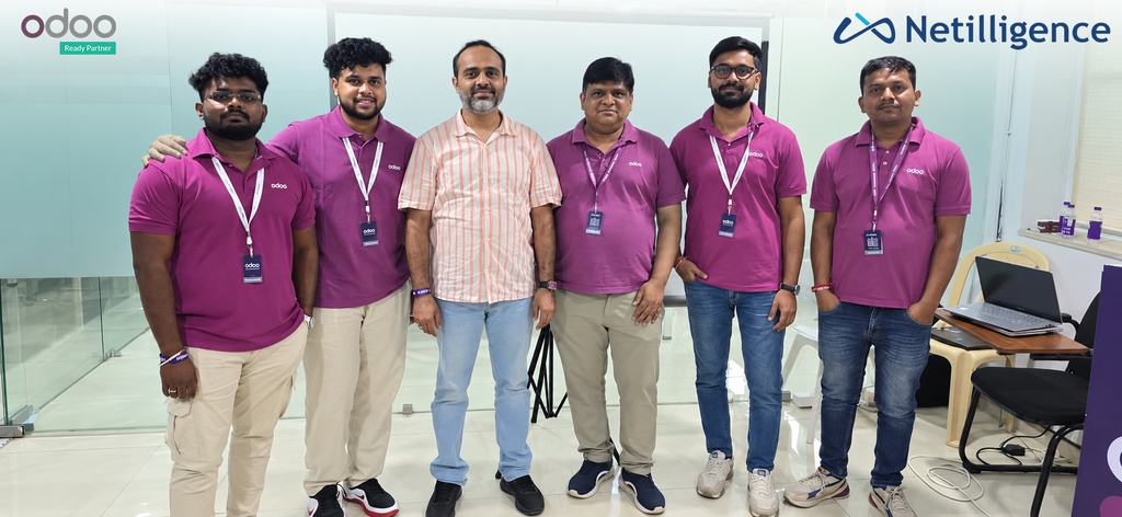 Netilligence team is at Odoo Experience India 2026